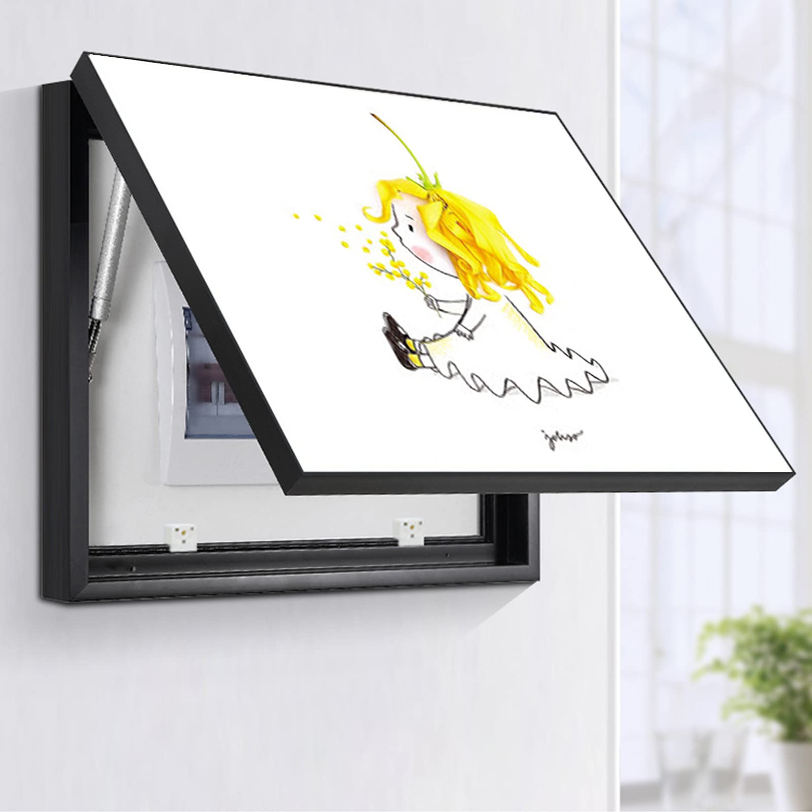 Distribution Box Decorative Flip Cover Multicolor Multiple Sizes(B,50x40cm)