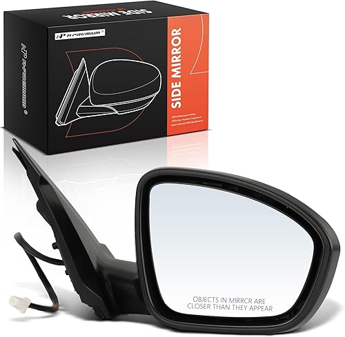 A-Premium Espejo eléctrico para puerta del lado del pasajero compatible con Nissan Altima 2019 2020 2021 2022 2023 – Espejo retrovisor exterior