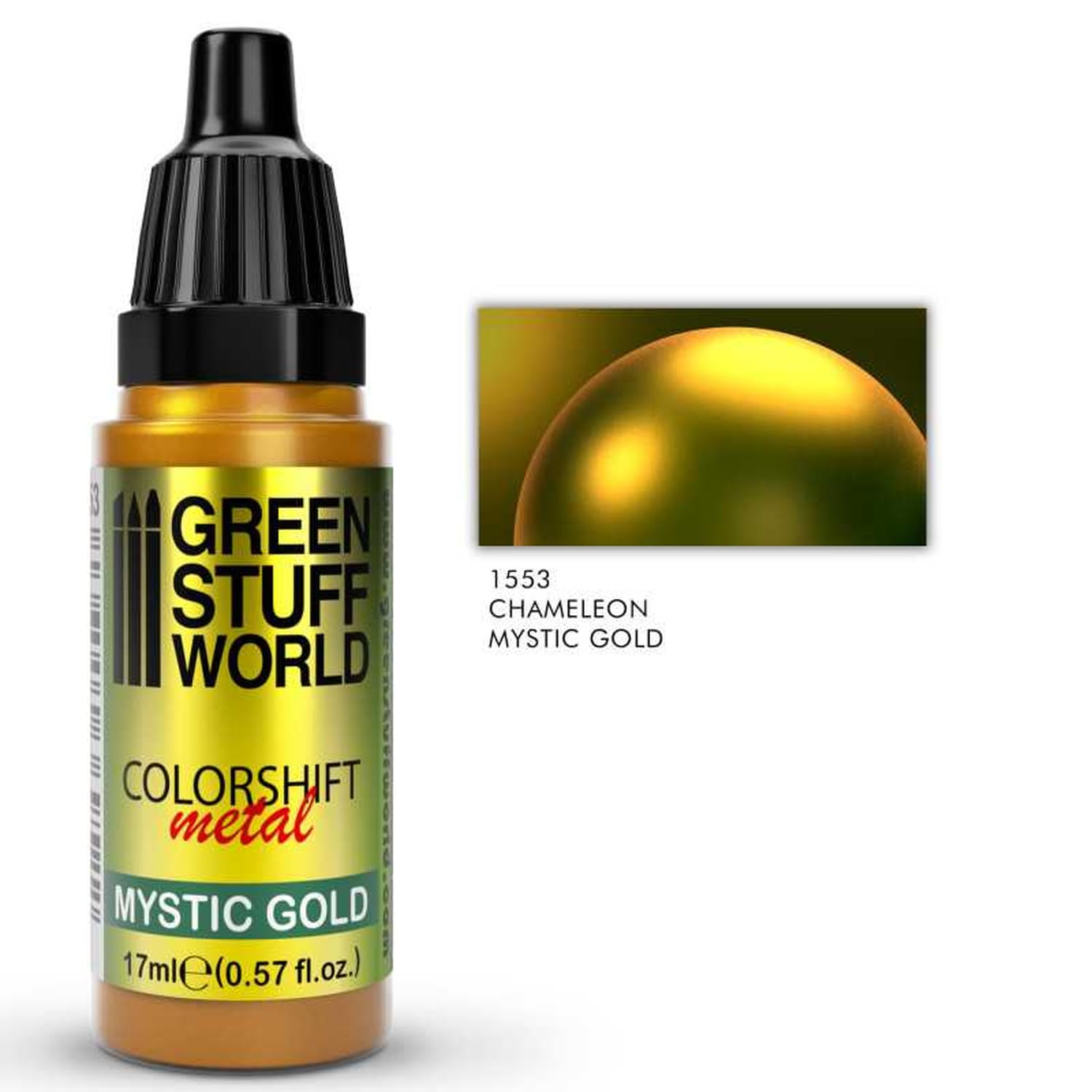 Amazon.com: Green Stuff World - Chameleon Metal Paint Mystic Gold
