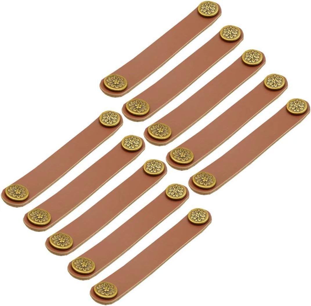 Kuayeocf One Color 10 Pcs Hole Distance 128 Mm, Furniture Door Handles Knobs, For Cupboards Wardrobe Dresser