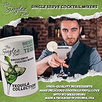 Vista 9 de Singlez Bar Colección de mezclas de cóctel de tequila premium (paquete de 5) Crea deliciosos cócteles de margarita Sin gluten, sin OMG y bajo