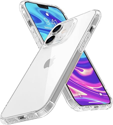 Funda transparente diseñada para iPhone 11, tecnología antiamarilleamiento Funda protectora a prueba de golpes para teléfono delgada de 6.1 pulgadas disponible en Yaxa Colombia