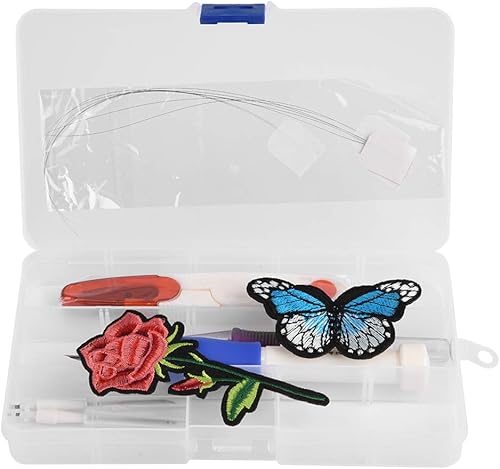 Miniatura 2 de Kit de agujas de bordado, juego de agujas de perforación, herramientas de costura, traje de ganchillo