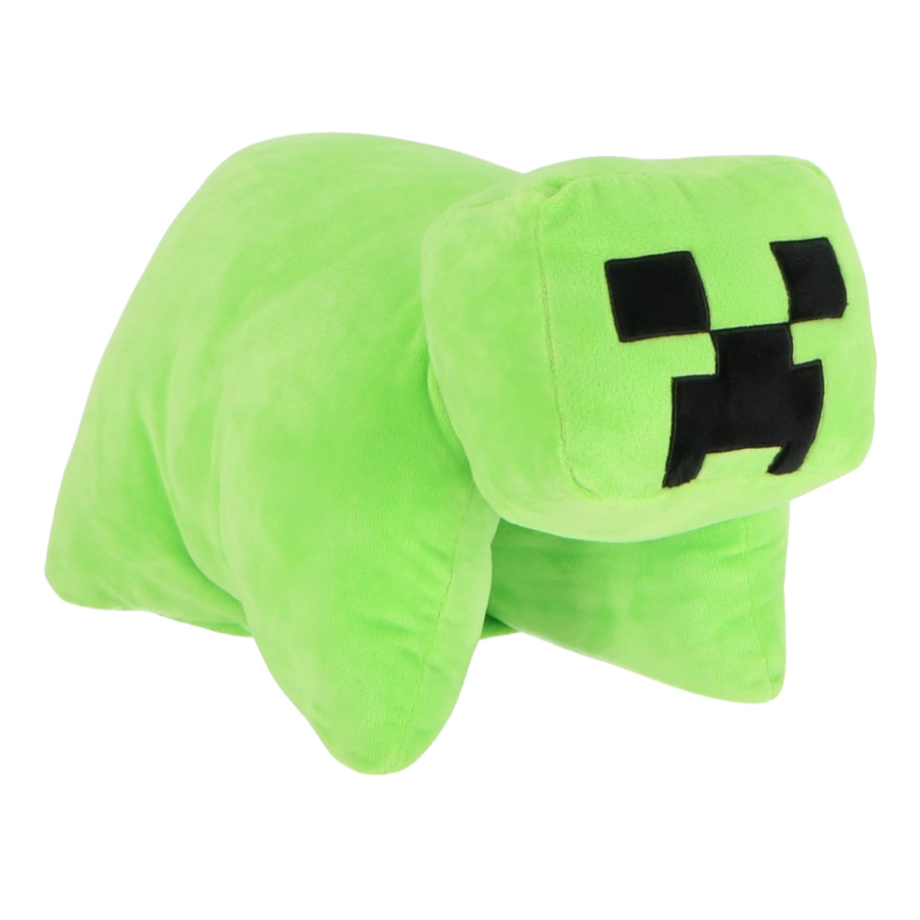 Minecraft Creeper Kuschelkissen – Offizielles 2-in-1 Plüschkissen & Kissen für Kinder – Gaming Geschenkidee in Grün