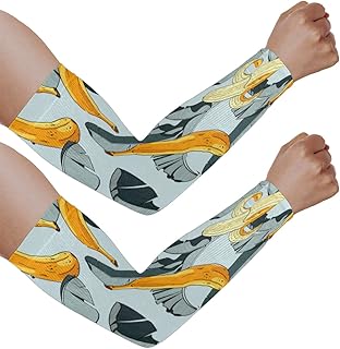 Mangas de braço com proteção solar UV para homens e mulheres, mangas de peixe protegem os braços esportivos, mangas de braço com proteção solar para os braços, capa protetora UV, Planta
