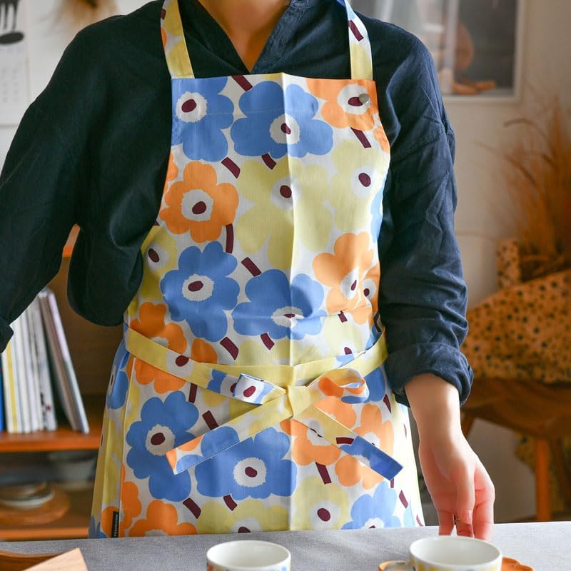 新品未使用　マリメッコ ウニッコ エプロン　　グリーン　オレンジ 新品未使用 マリメッコ ウニッコ エプロン グリーン オレンジ - メルカリ