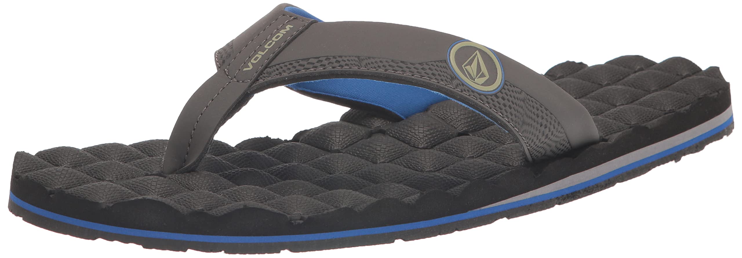 Sandalias Volcom Reclinables de hombre, chanclas de playa ergonómicas 8