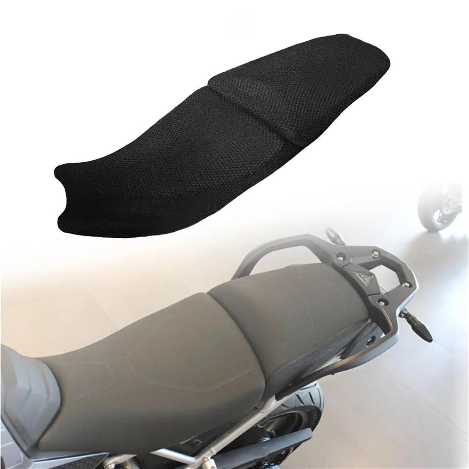 Housse de siège arrière moto pour Triumph Tiger 900 GT Rally Pro filet 3D noir