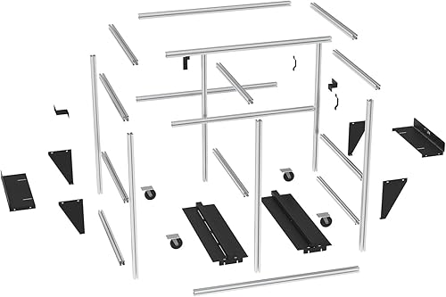 Miniatura 8 de u-Box WranglerGladiatorBronco Soporte de techo rígido para puerta de almacenamiento, carrito móvil, para Jeep 1997-2025 con techo rígido Wrangler TJ