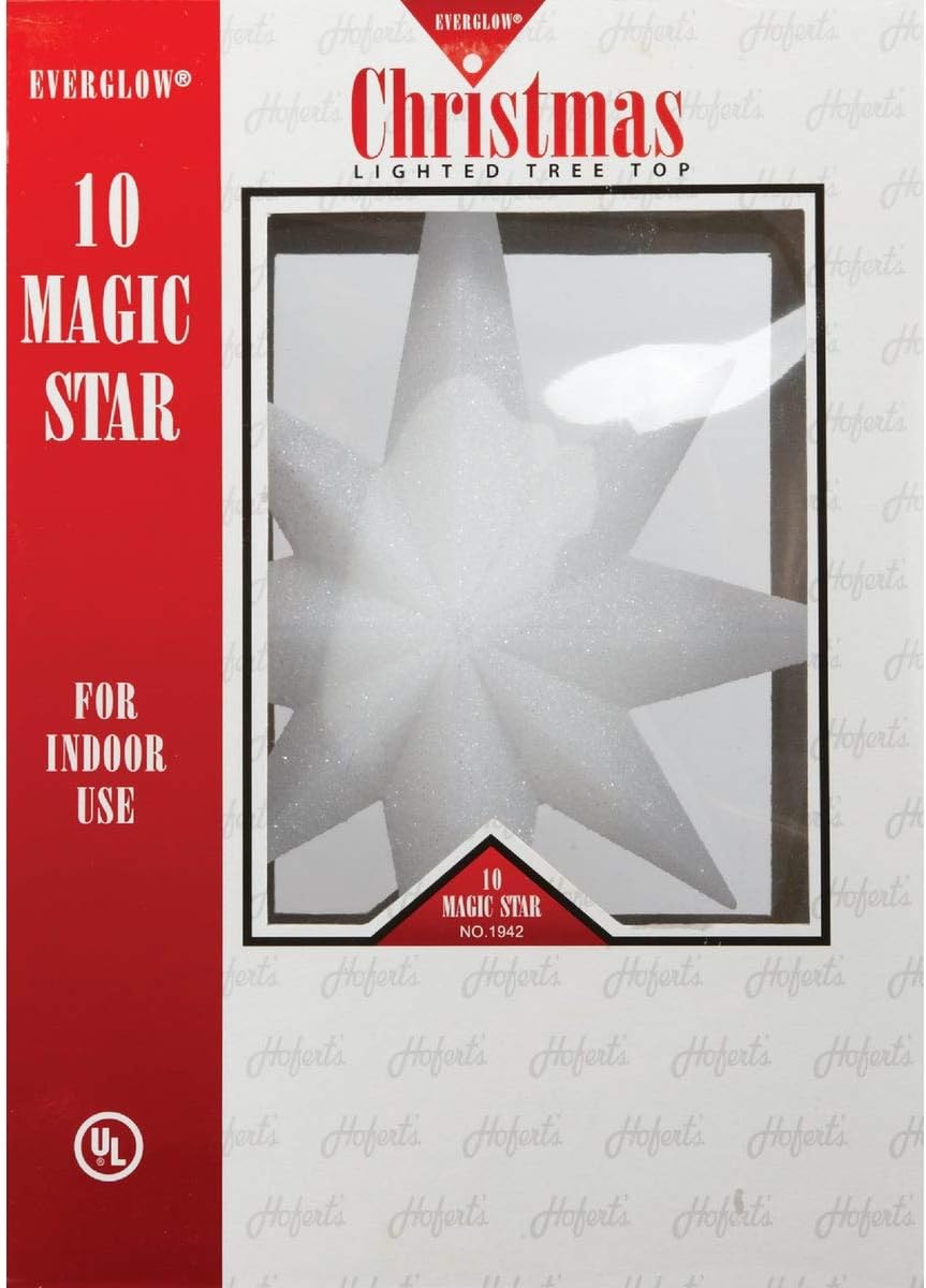 J Hofert Everglow Clear 12 in. Star Christmas Tree Topper - 1 Each