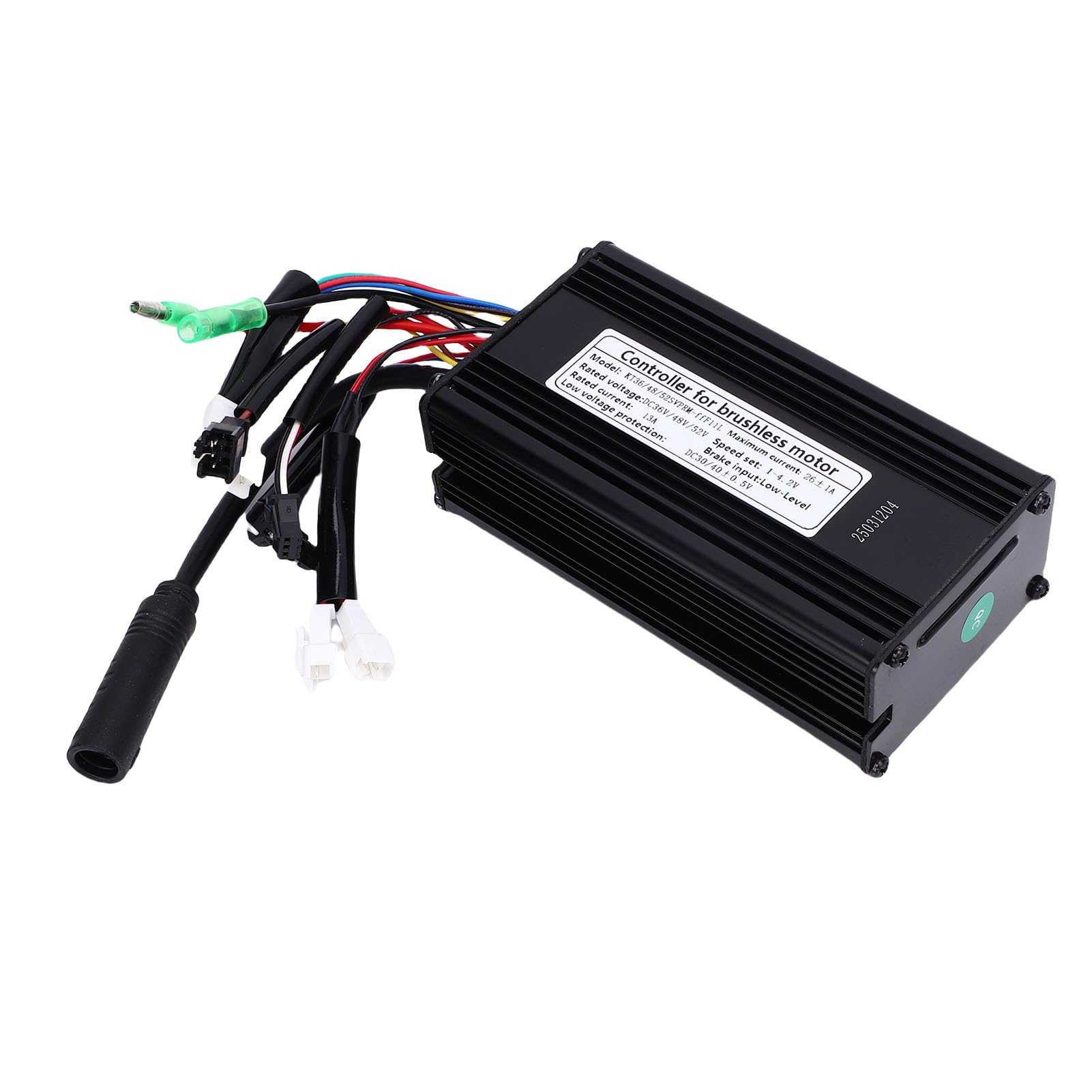 Changor Electric Bike Motor Controller Premium Aluminum Alloy 36V 48V 52V 500W 750W Sine Wave Controller for Enhanced Riding Comfort for Electric Scooter Bike