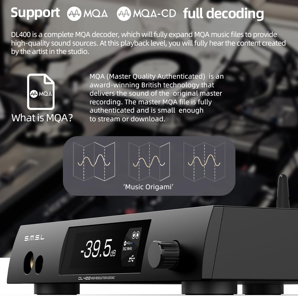 Amazon | S.M.S.L DL400 オーディオ DAC & ヘッドホンアンプ DSD 256 