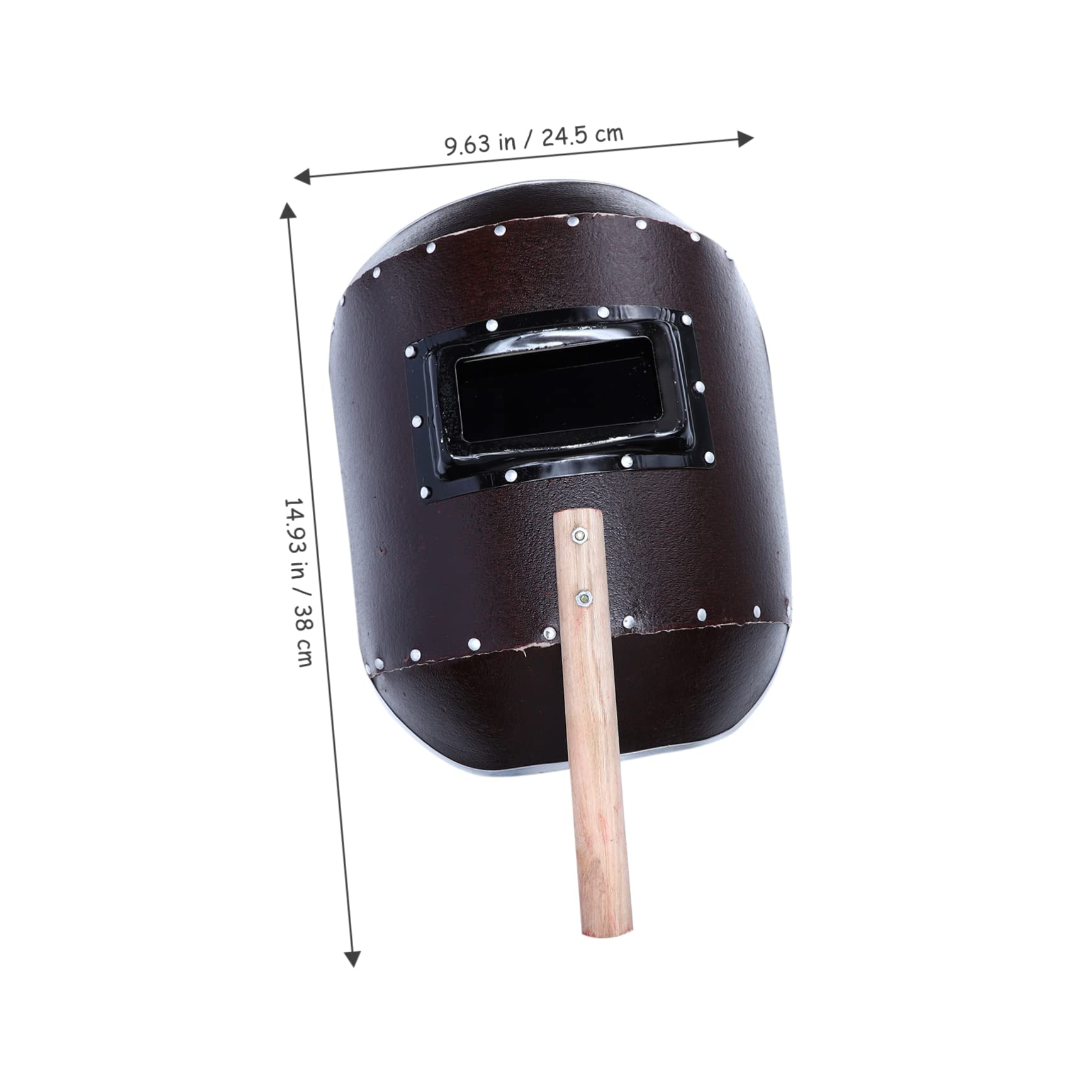 Operitacx 2 Piezas de soldadura tinte soldadura de oscurecimiento automático polvo Lente máscaras de soldadura de de soldadura papel de acero rojo