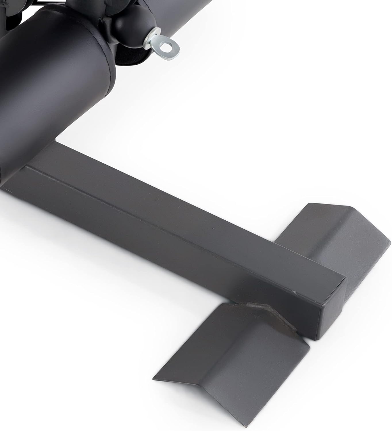 Close-up of the weight stack and safety pin on the Marcy MWM-1005