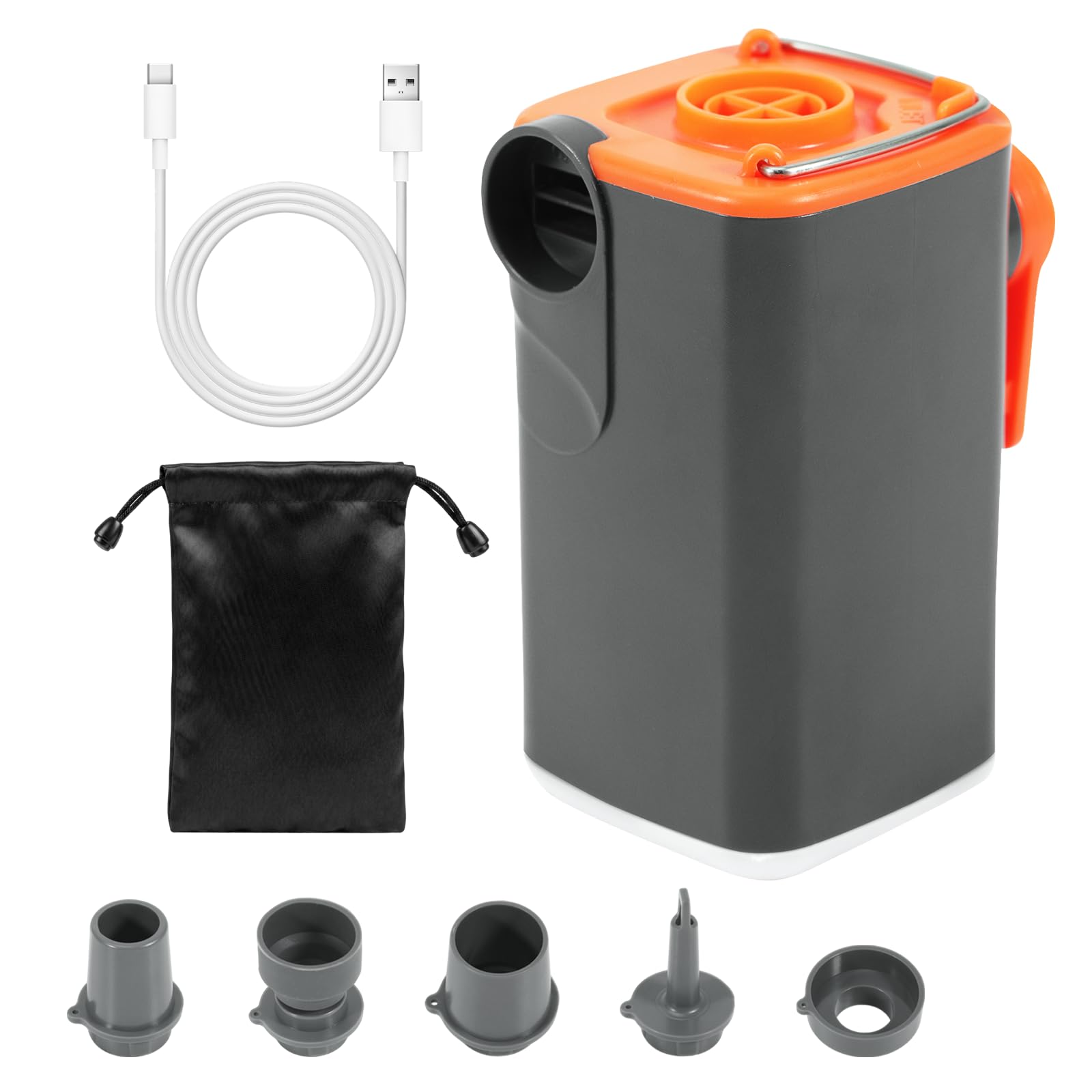3 IN 1 Electric Air Pump, Portable Rechargeable Mini Air Pump