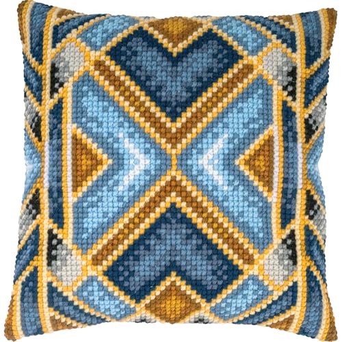 Kit coussin point de croix géométrique Vervaco 40x40 cm