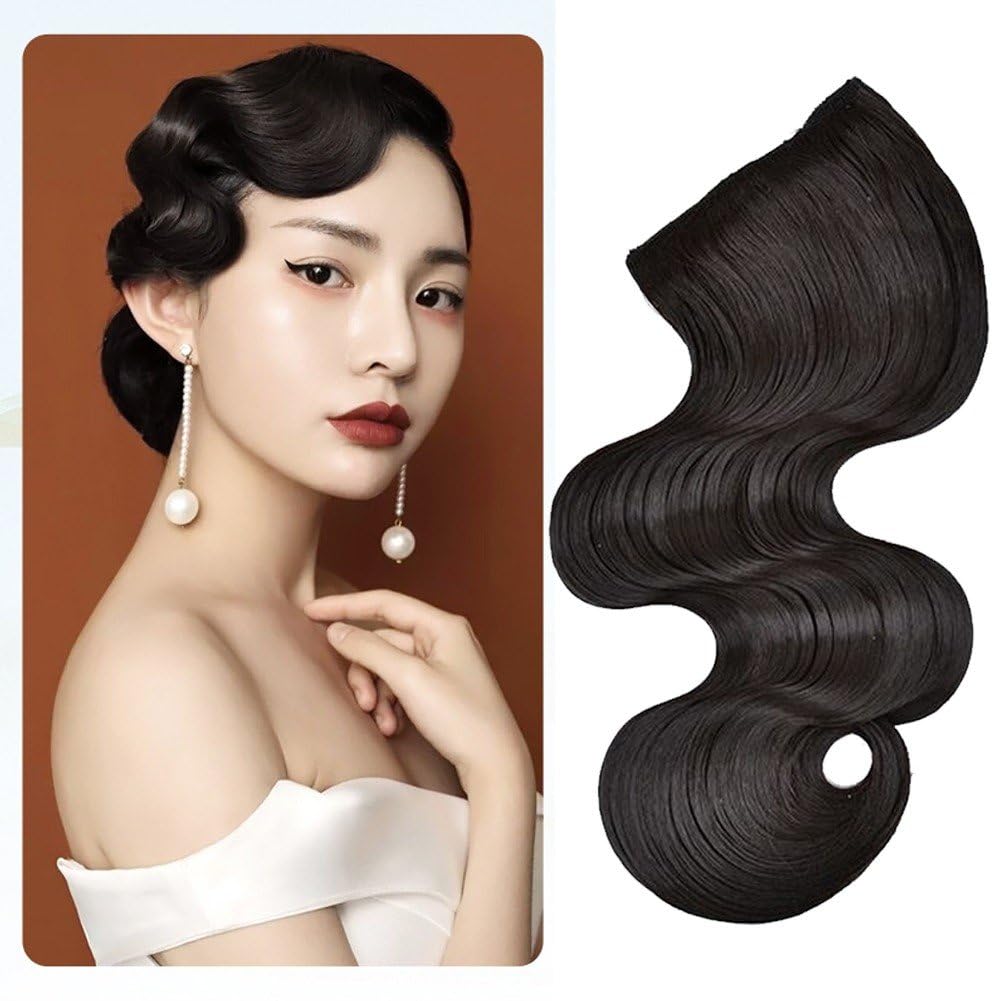 Amazon.co.jp: 前髪ヘアクリップ ヴィンテージ リップル バングス サイド リップル フェイク バングス ナイト 上海ウィッグ  中国アンティーク ウェーブ ヘッド バングス 女性用 : ビューティー