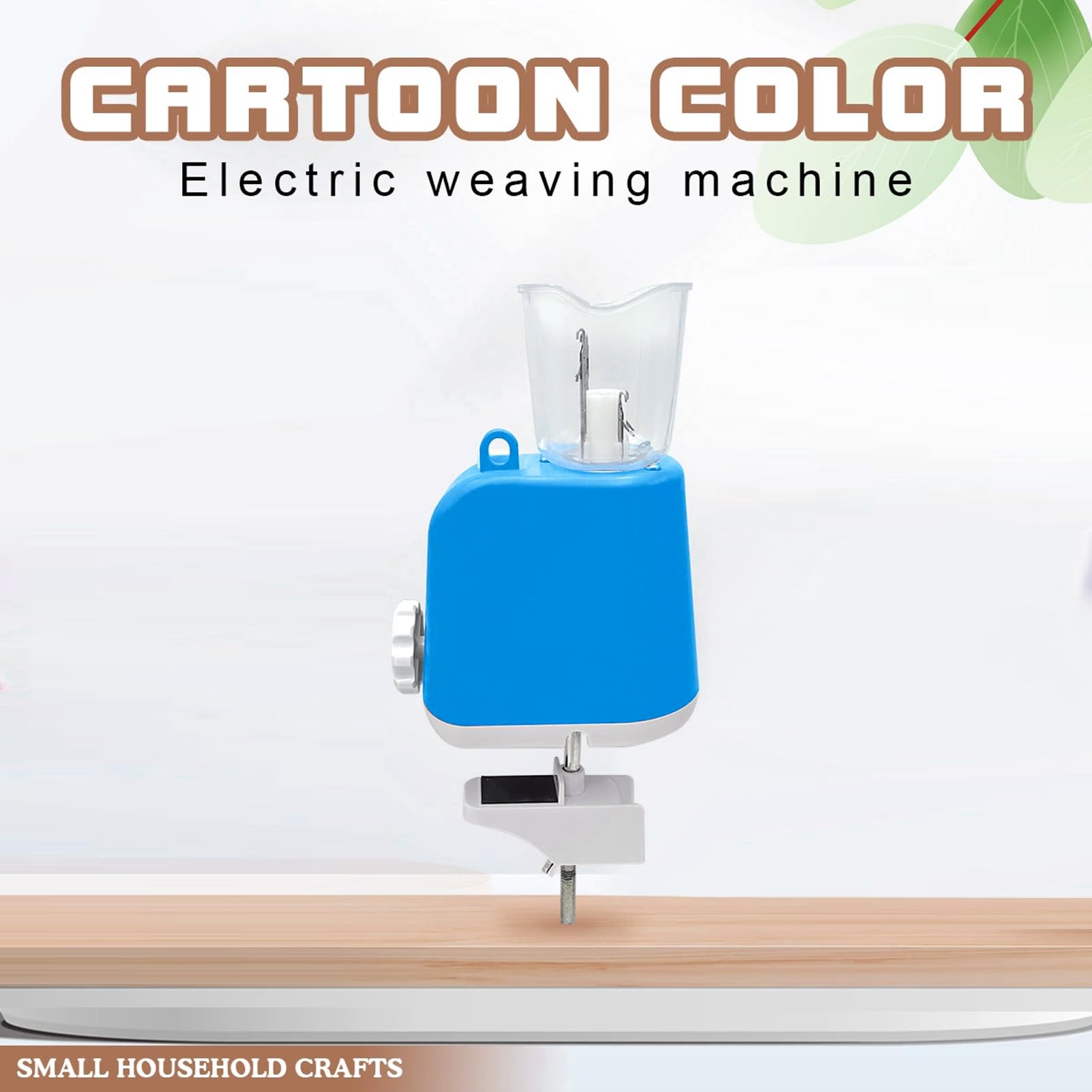 Tbest Elektrische Strickmaschine mit Kabel und Spannungskontrolle