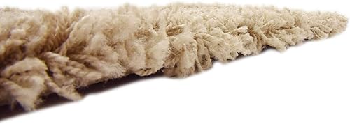 Miniatura 8 de Unique Loom Colección Solid Shag - Alfombra de área para el piso (7 pies 10 pulgadas cuadrada, gris pardo)