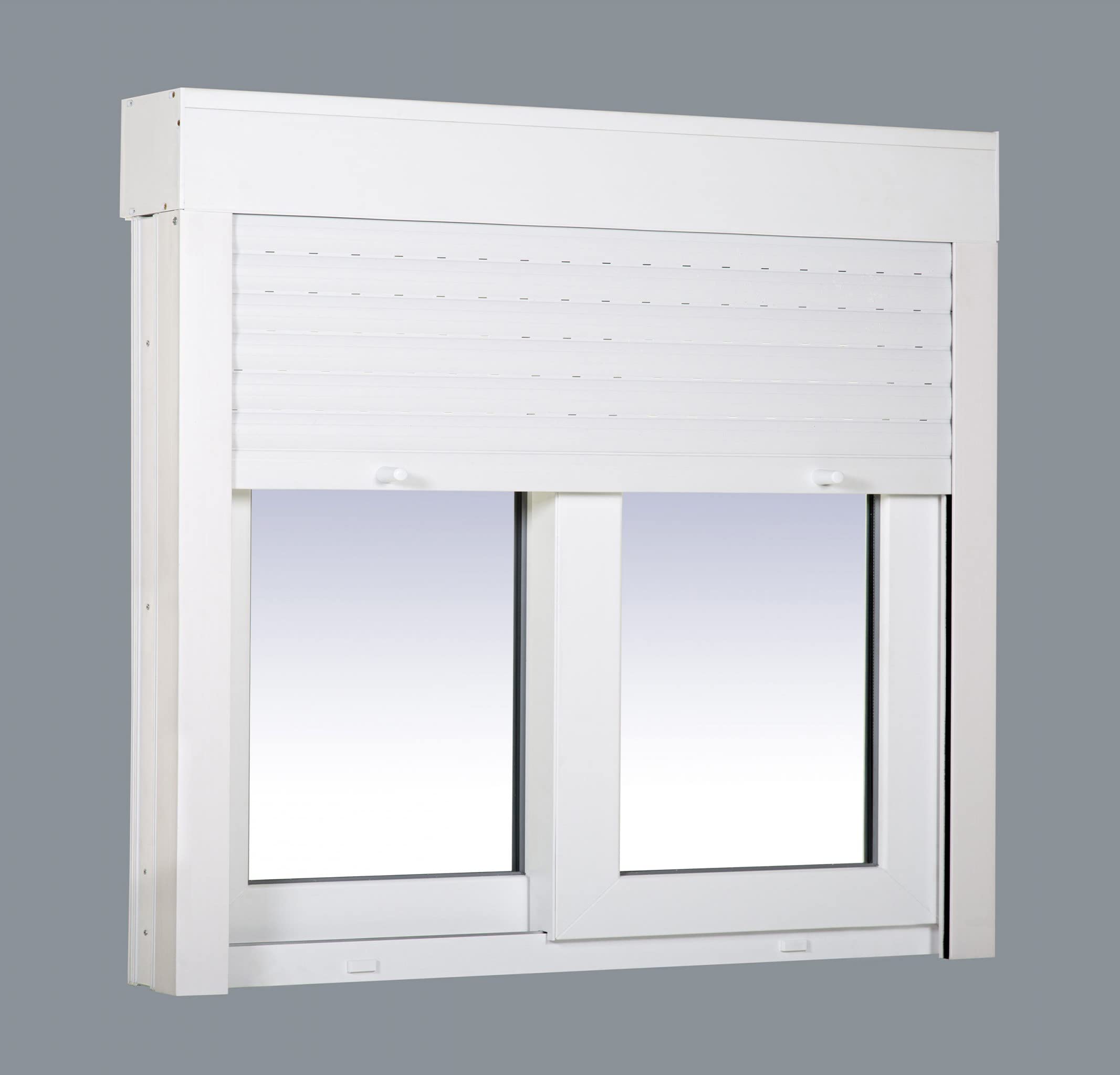 Ventanastock Ventana PVC Corredera Con Persiana (PVC) 1200x1155 2 hojas