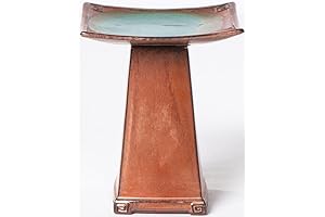 Zen Ceramic Bird Bath for Outdoors