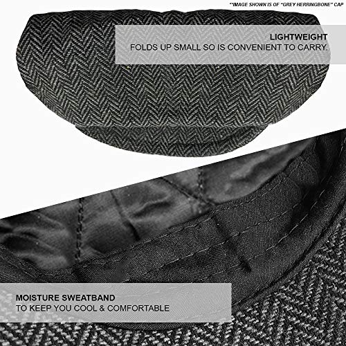 TOSKATOK-Casquette-Plate-en-Tweed-pour-garcons-Taille-Unique