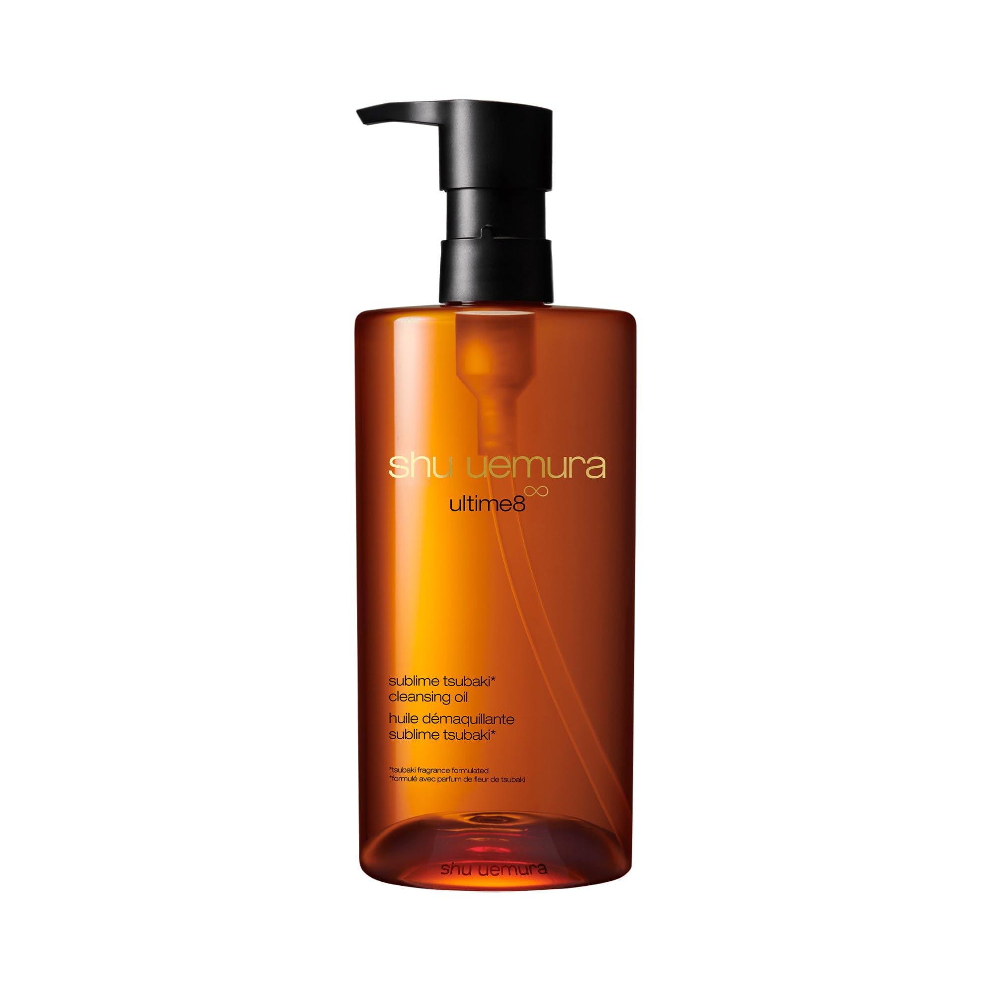 Shu Uemura Ultime8 Aceite Desmaquillante Facial, Aceite Sublime Tsubaki, Limpiador Facial Espumoso, Enriquecido con Aceite de Camelia Japonés, Hidrata y Refresca, Para Todo Tipo de Pieles