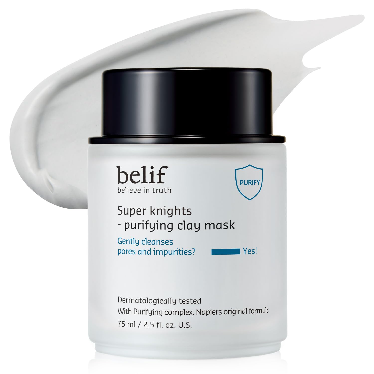 Amazon.com : belif Super Knights Purifying Clay Mask, Hyaluronic