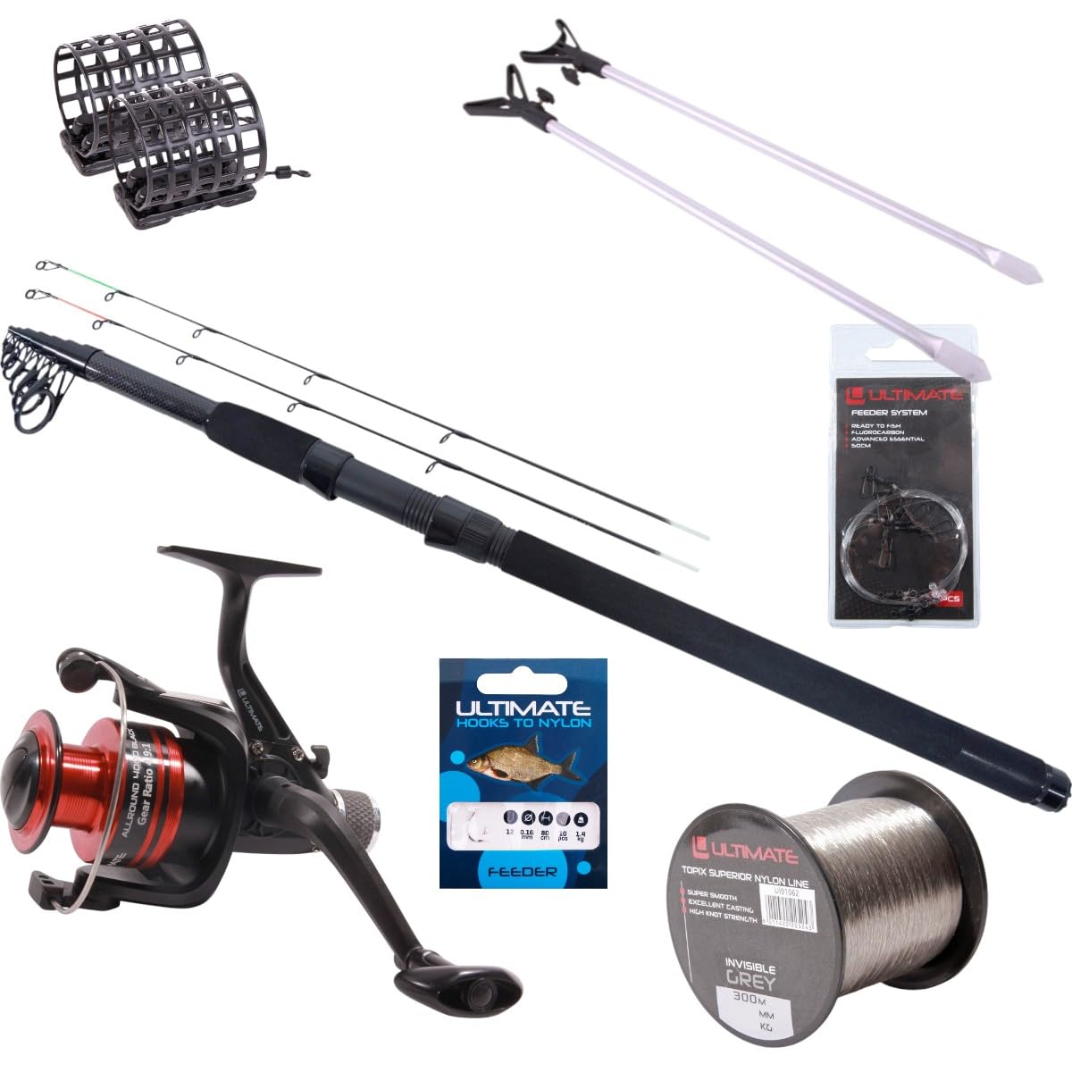Set Ultimate Tele Feeder 3.30m (-100g) - Ensemble Coup