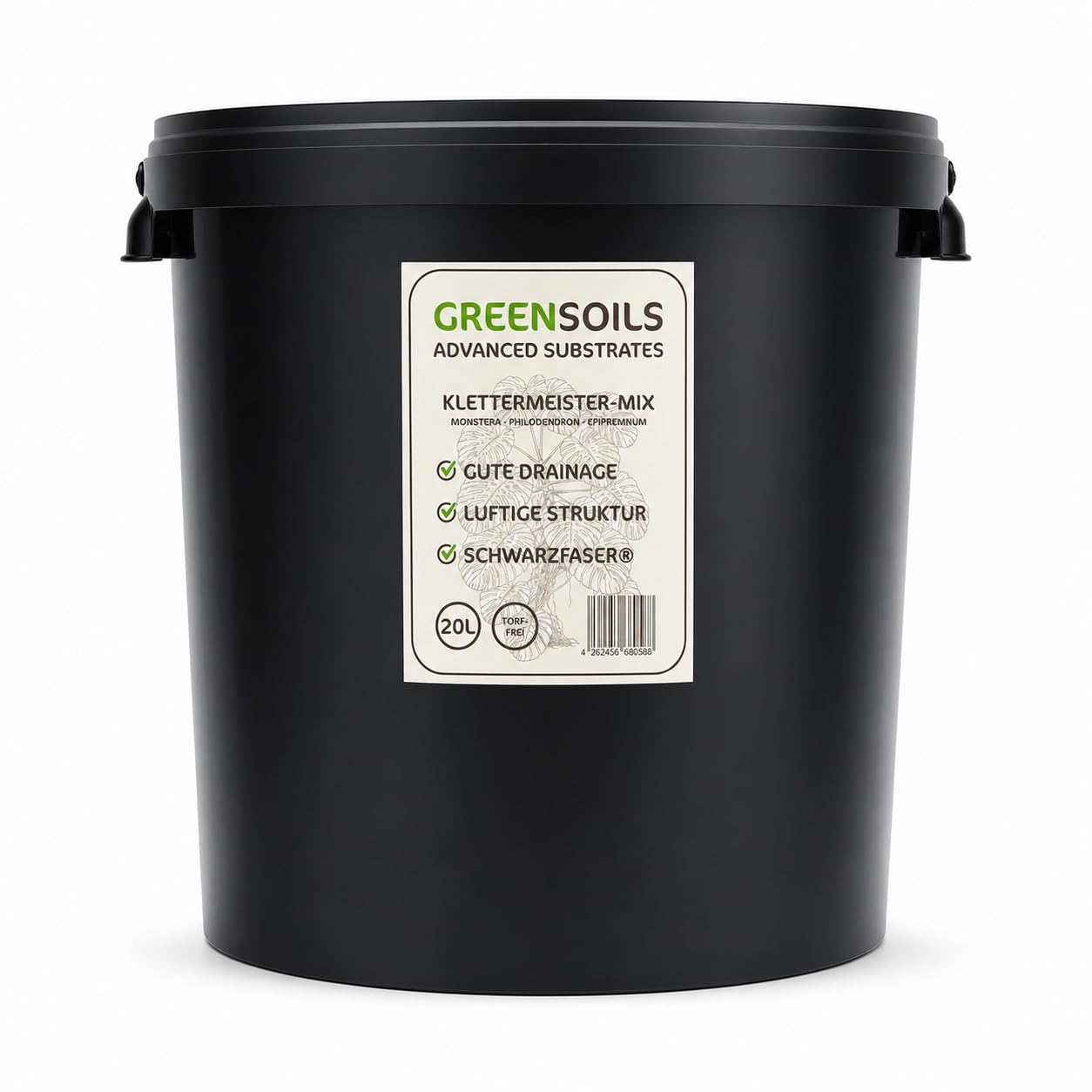 Anthuriumerde | Hoyaerde | Terrestrische Orchideenerde | Blütenpracht-Mix | Erde für Anthurium, Hoya und terrestrische Orchideen | 20 Liter