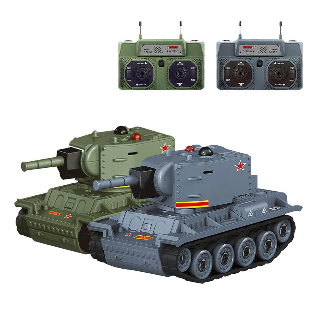 Xenotrix 1/64 Scale Mini RC Battle Tank - 2.4G Infrared Combat