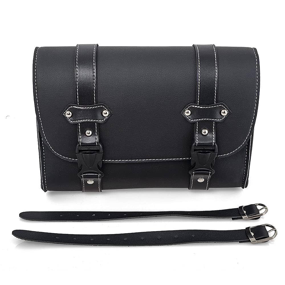 Borsa Da Sella Per Moto Universale In Pelle PU - Impermeabile, Con Cinghie, Per Attrezzi E Oggetti Personali - Foto 1