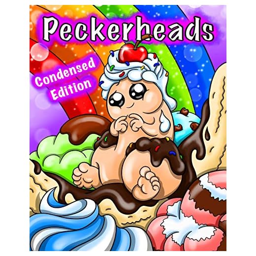 Peckerheads (Condensed Edition): Cute Penis Coloring Book for Adults