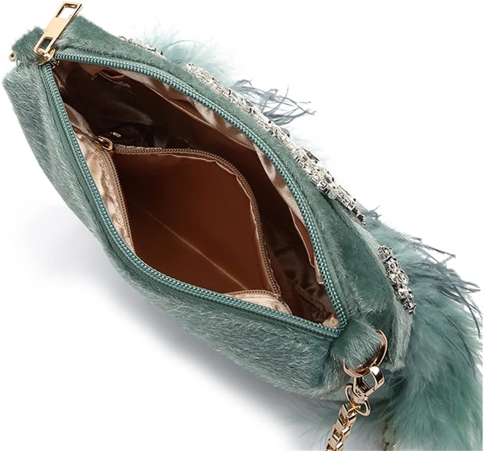 Clutch Bag Women Tassel Handbag For Wedding Party Diamond Rhinestone Clutches
