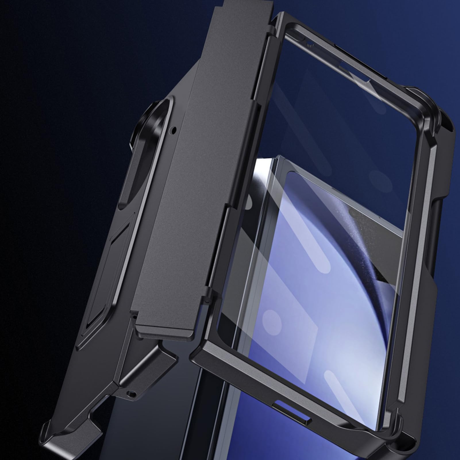 Galwaniczne etui do Samsung Galaxy Z Fold 8 Ultra, składany stojak