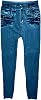 iaoinxing Women's Wide Denim Pants, Casual, Cropped Length, High Waist, Straight Jeans, Loose, Beautiful Legs, Boyfriend, Wide Pants, Body Cover, Going Out, Damaged Treatment, Slimming, Autumn, Stylish, Beautiful, Adult, Spring, Summer, Autumn, Harajuku Style