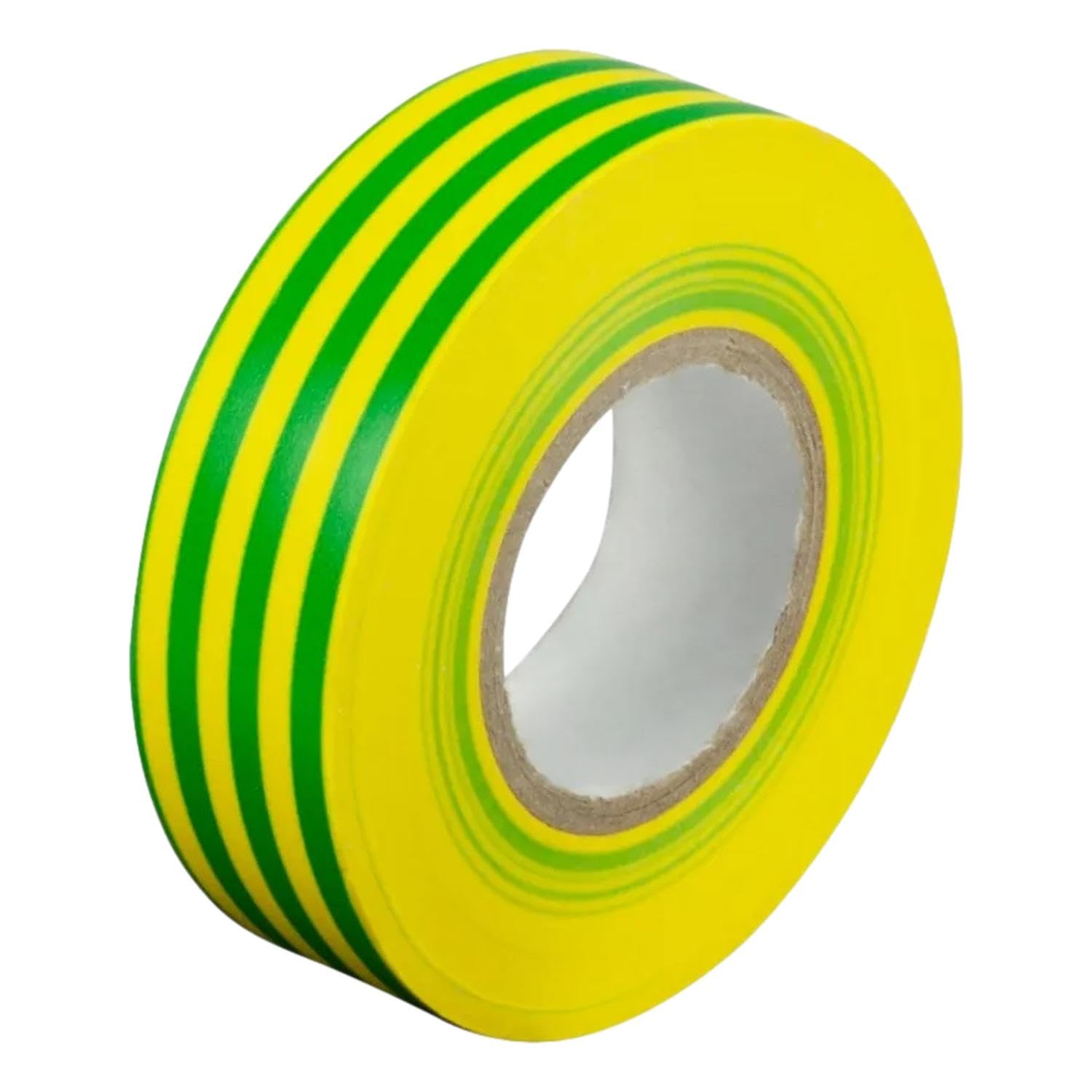 Taskar Premium Electrical Insulation Tape PVC Flame Retardant 19mm x 20m (20, Green/Yellow)