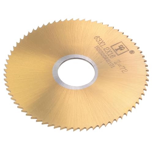 Miniatura 6 de uxcell Hoja de sierra circular, 2.362 in (2-38 pulgadas) de diámetro 0.039 in de grosor, 72 dientes, M35 de acero de cobalto de alta velocidad