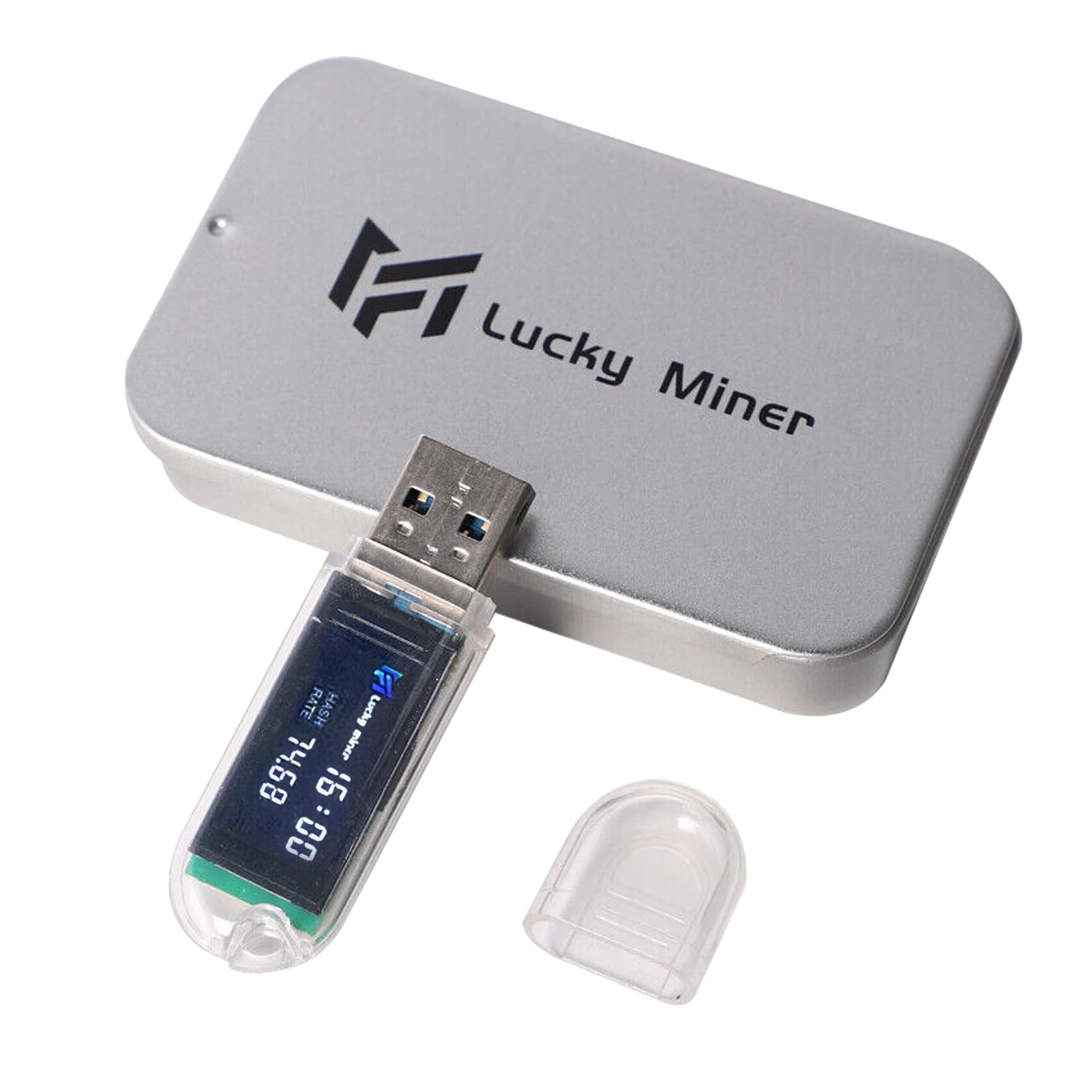 Bitcoins Miner USB Lucky Miner LV03 USB Lottery Miner, 250KH/S, BTC Solo Miner 2.4GWiFi Mini Bitcoins Mining Machine（1PCS）