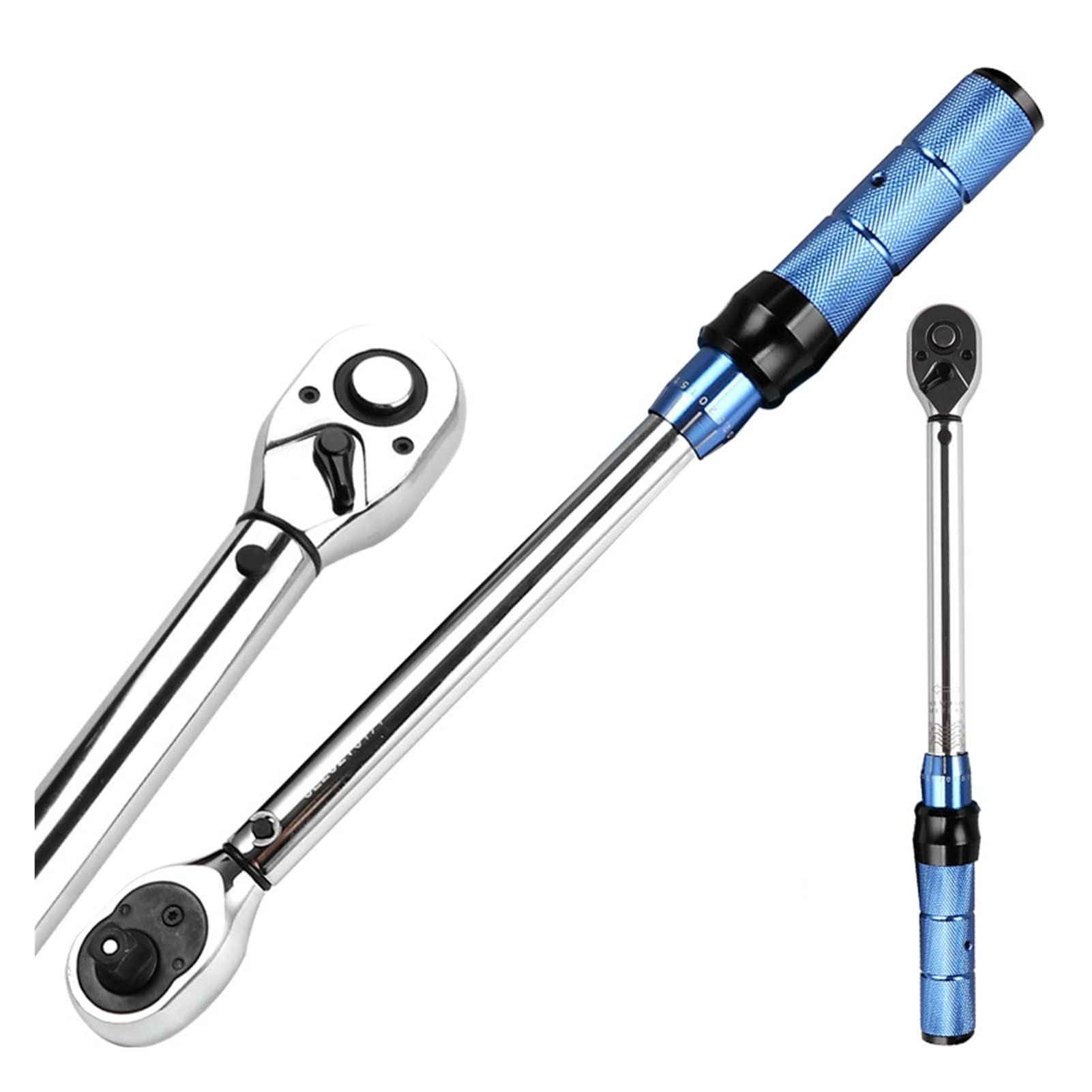 MMHHHG Torque Adapter, 1/4 Inch 5-25N.m Torque Key Wrench Tool Square Drive Two-Way Precise Preset Mirror Polish Torque Spanner