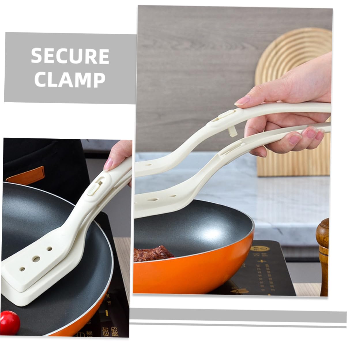 Ciieeo 5stücke Küchen-silikon-spatelzange Hitzebeständige Vielseitige Bbq-klammer Für Grillen Braten Und Servieren Ergonomischer Griff Für Und Gemüse