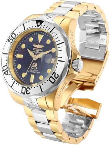 Miniatura 2 de Invicta 16034 Pro Diver - Reloj automático de dos tonos con pantalla analógica para hombre Oro acero inoxidable 16034