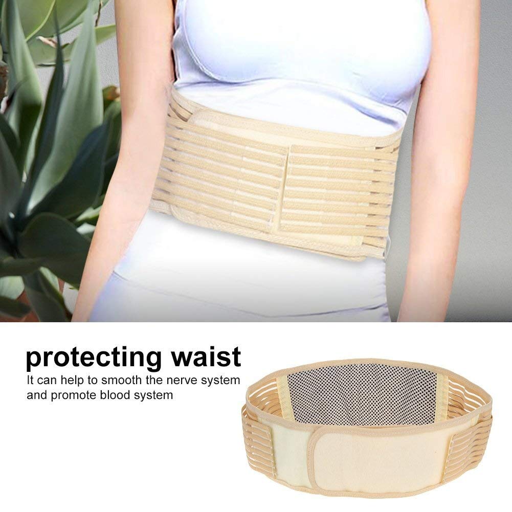 Fascia Lombare La Cintura di Supporto for Schiena Autoriscaldante Aiuta Ad Alleviare Pressione sulla Colonna Vertebrale Supporto Schiena | Black,S