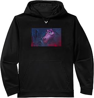 Shrek Iconic Donkey & Dragon In Love Scene Big Chest Poster Performance Hoodie
