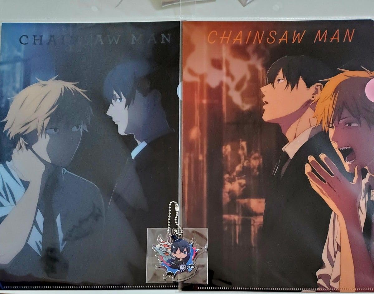 クリアファイル &キーホルダー＆デンジポスター＆早川アキポスターチェンソーマン展 クリアファイル &キーホルダー＆デンジポスター＆早川アキポスター
