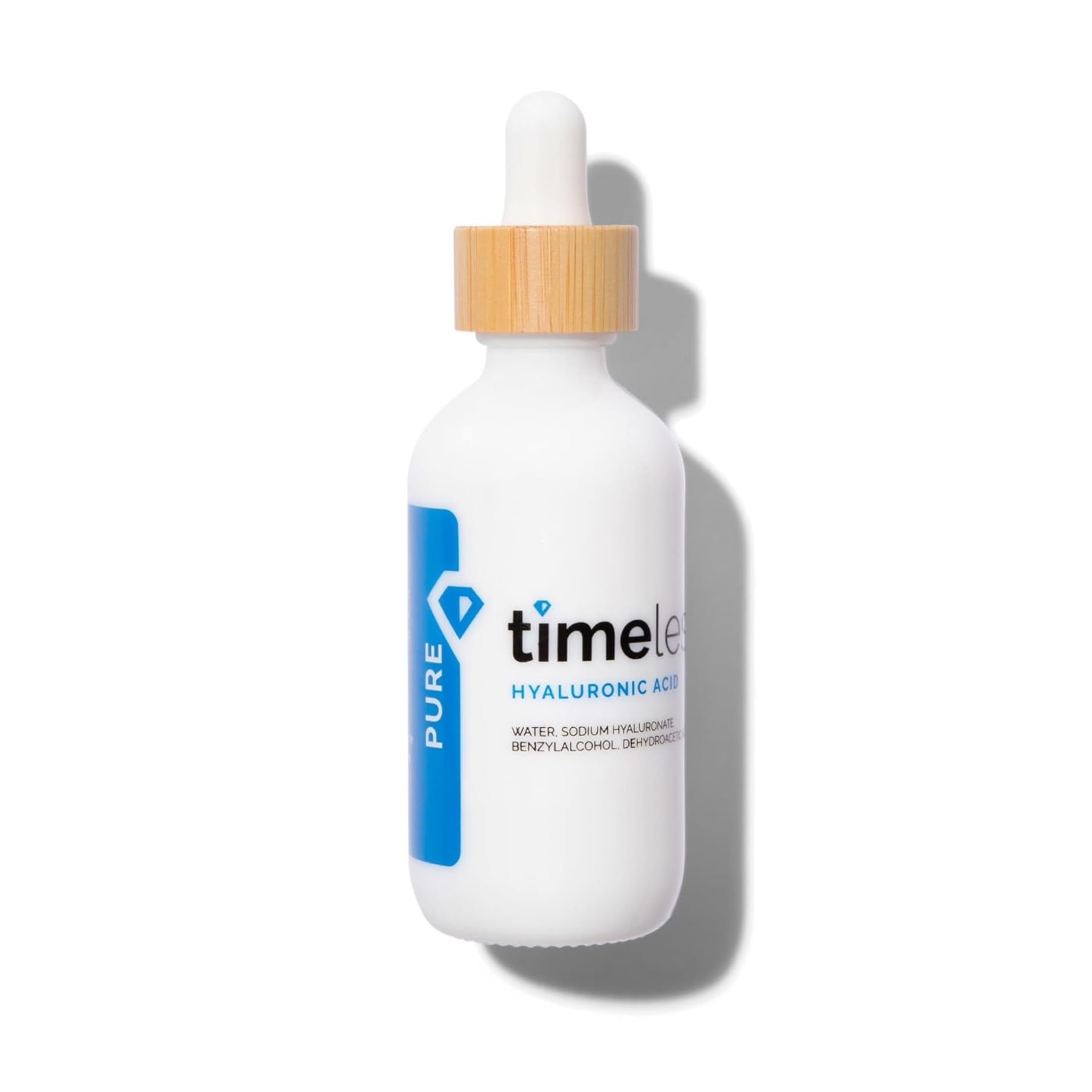 Timeless Skin CareHyaluronic Acid 100% Pure Serum - Hydrating Face Serum for Personal Care - Fragrance-Free - Hyaluronic Acid - for Skin Care - 2 oz
