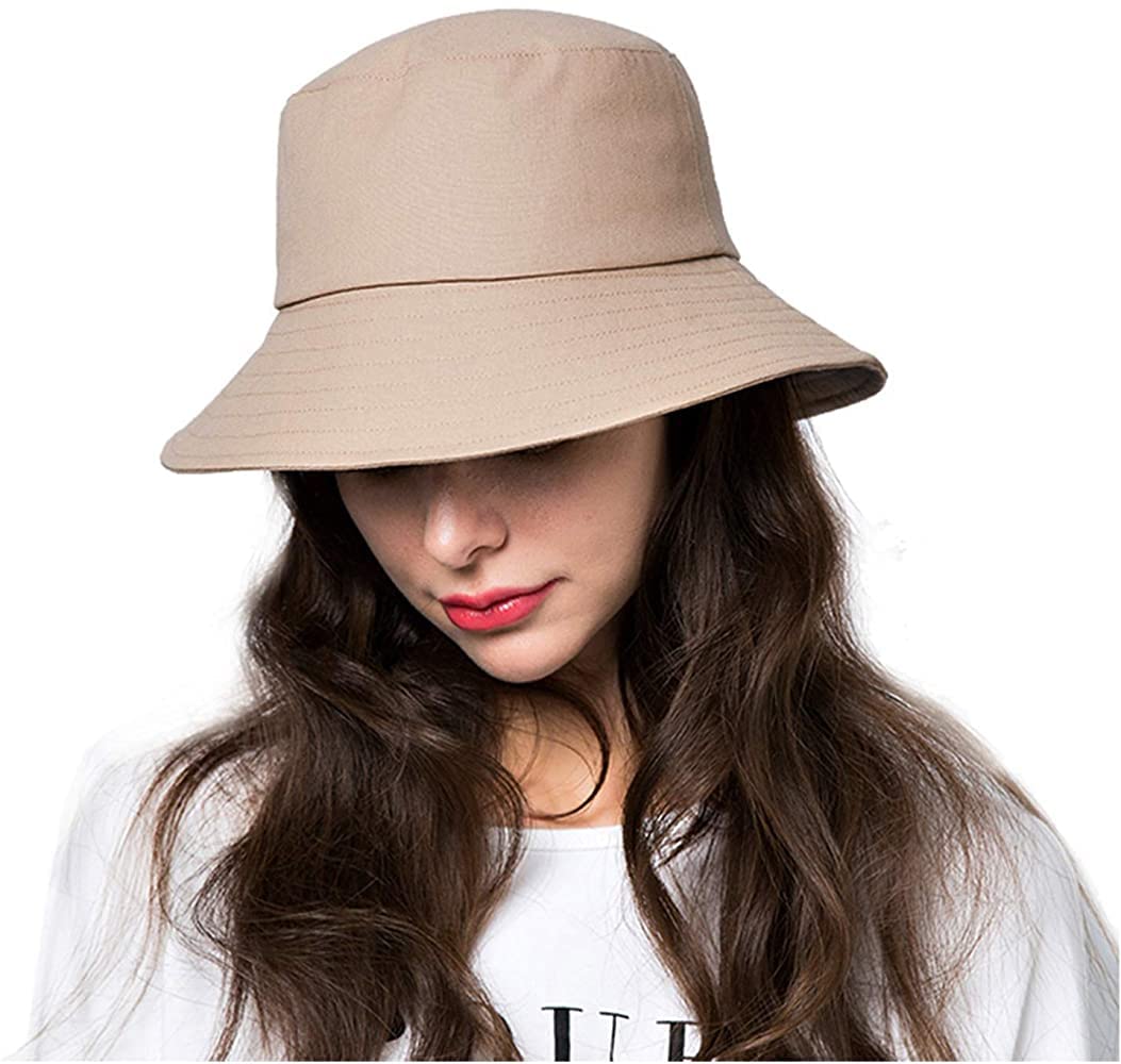 Handcuffs Women's Cotton Bucket Hat Fishermen Cap Beige, Free Size 3