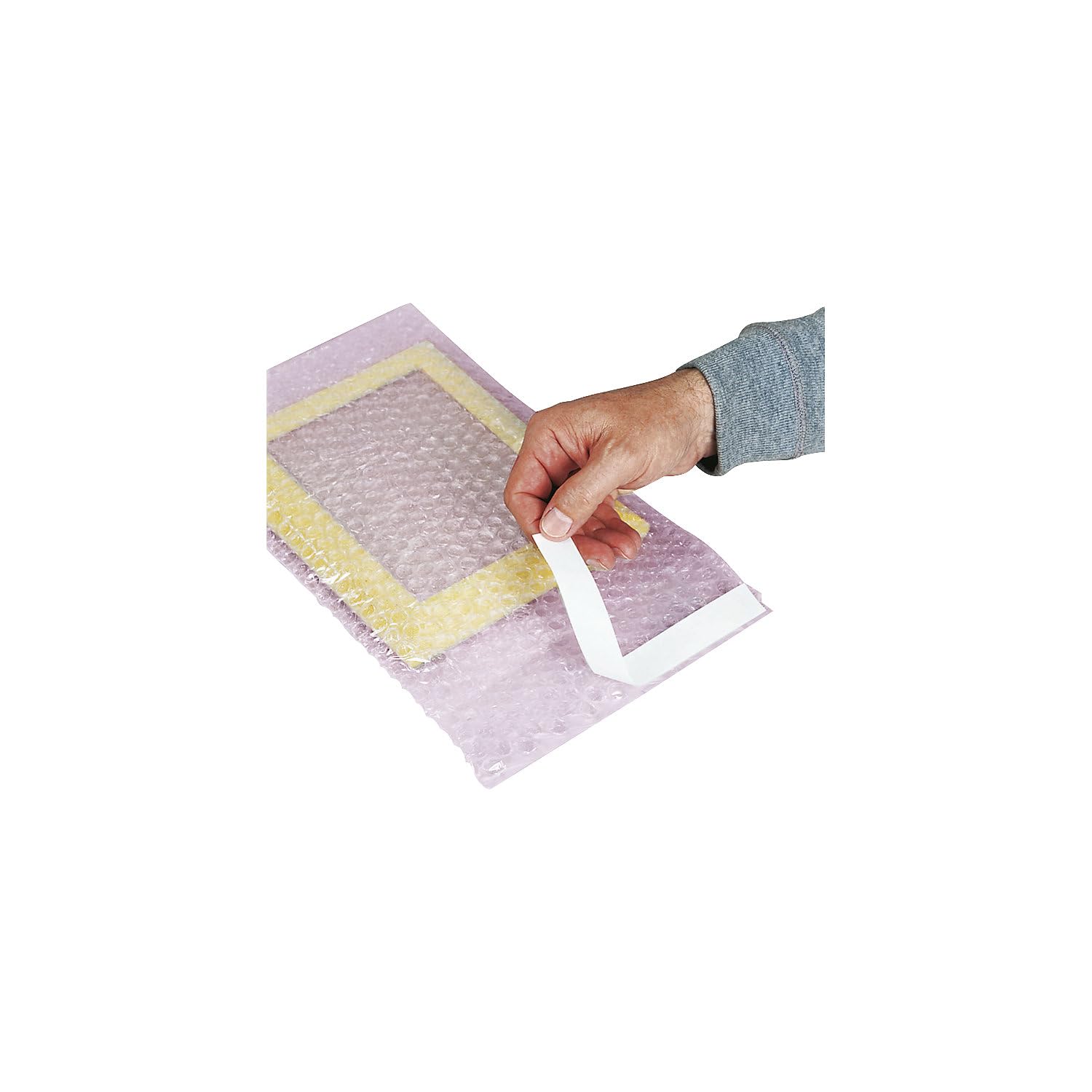 ratioform | Luftpolsterbeutel ESD | ableitfähig | antistatisch | selbstklebend | LxB 300 x 250 mm | VE 250 Stk