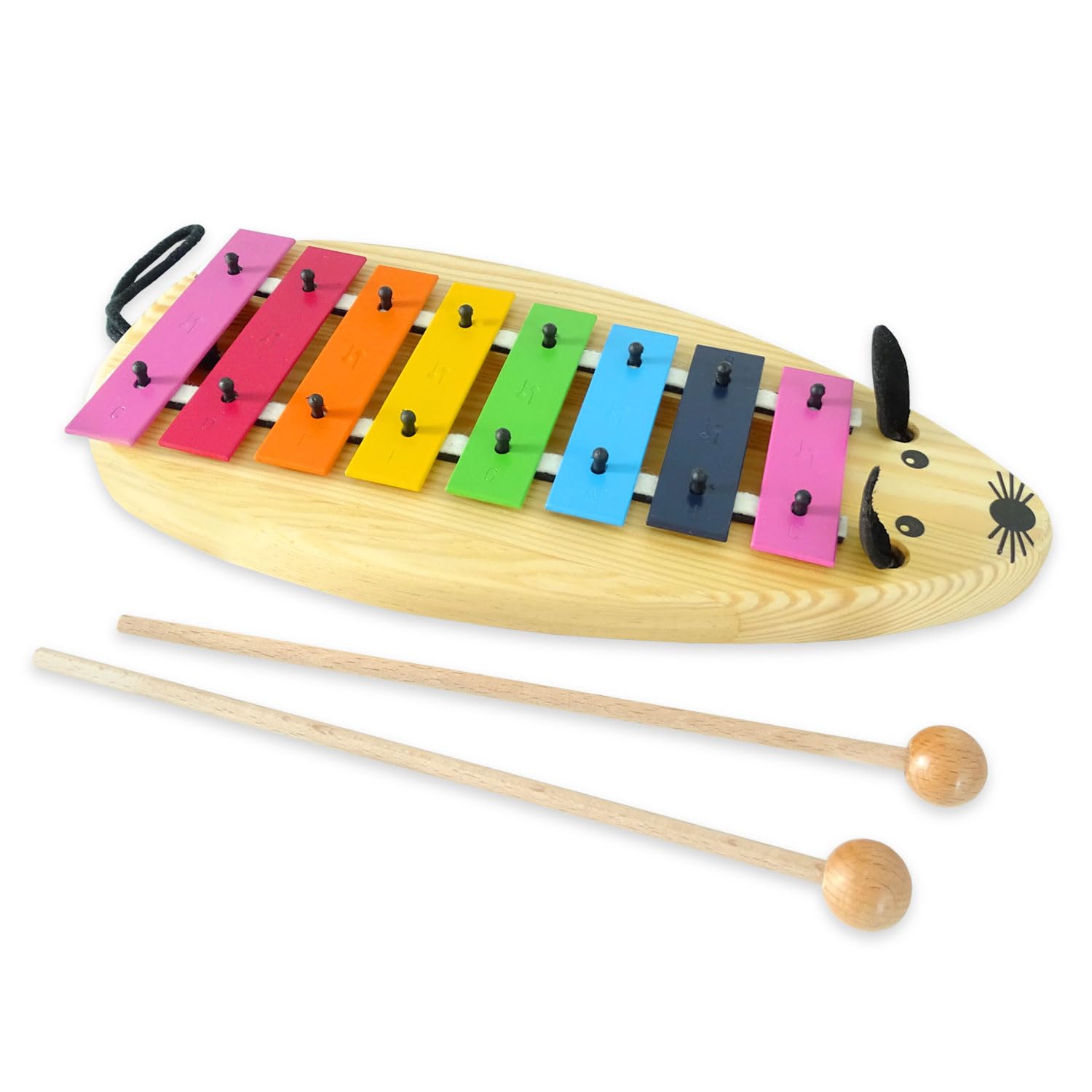 Sonor MG Maus Glockenspiel + keepdrum Tasche Pink