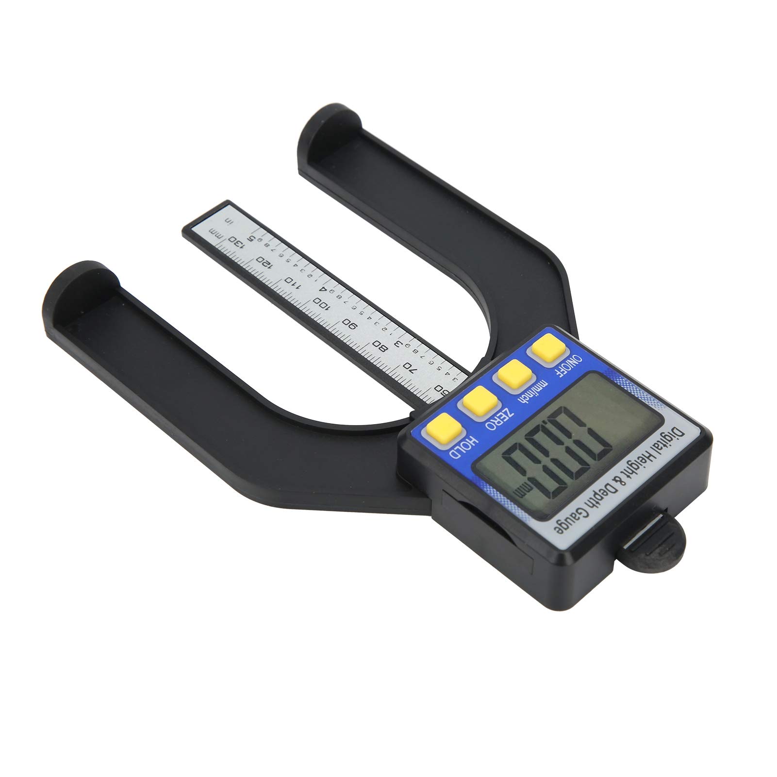 Misuratore di Altezza Digitale 0‑80 Mm Misuratore Elettronico di Altezza e profondità Strumento di Misura per Righello per la Lavorazione del Legno
